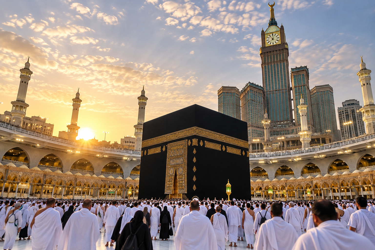 Kaaba at Masjid al-Haram in Makkah